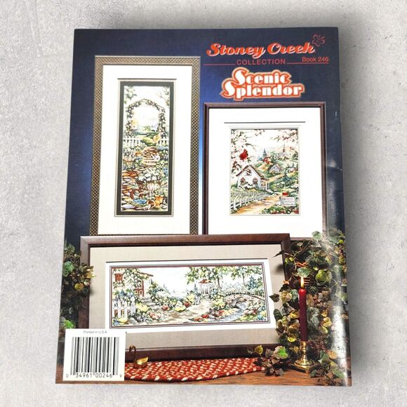 Lot 3 Farm Cottagecore Cross Stitch Books Leisure Arts, Dimensions, Stoney Creek - Picture 3 of 8